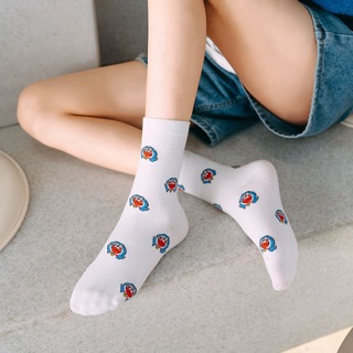 Tất Vớ Cao Cổ Chấm Bi Doremon Doraemon