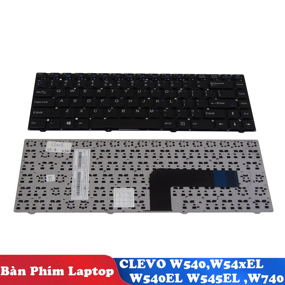 Bàn phím Laptop CLEVO W540, W54xEL W540EL W545EL, W740 W740SU W840 W840SN