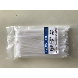 Combo 2 bịch dây rút 4x150mm (100 sợi/bịch)
