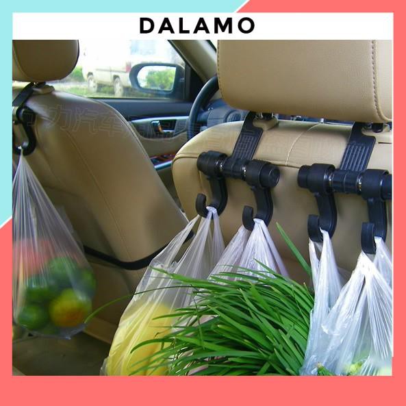 Móc Treo Đồ Ô Tô gài Sau Ghế xe hơi kiêm giá đỡ điện thoại MT2 DALAMO