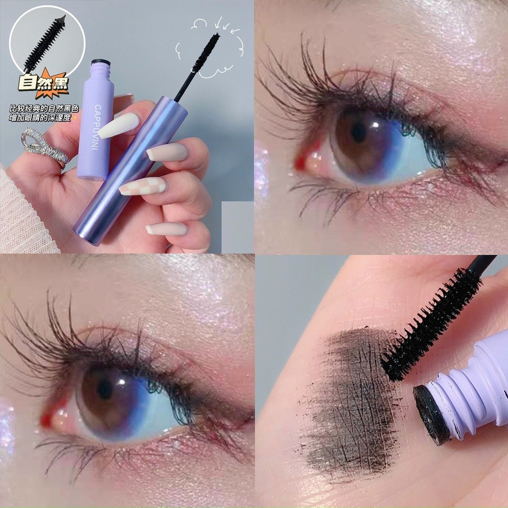 Set 2 cây chuốt mi CAPPUVINI hộp tím