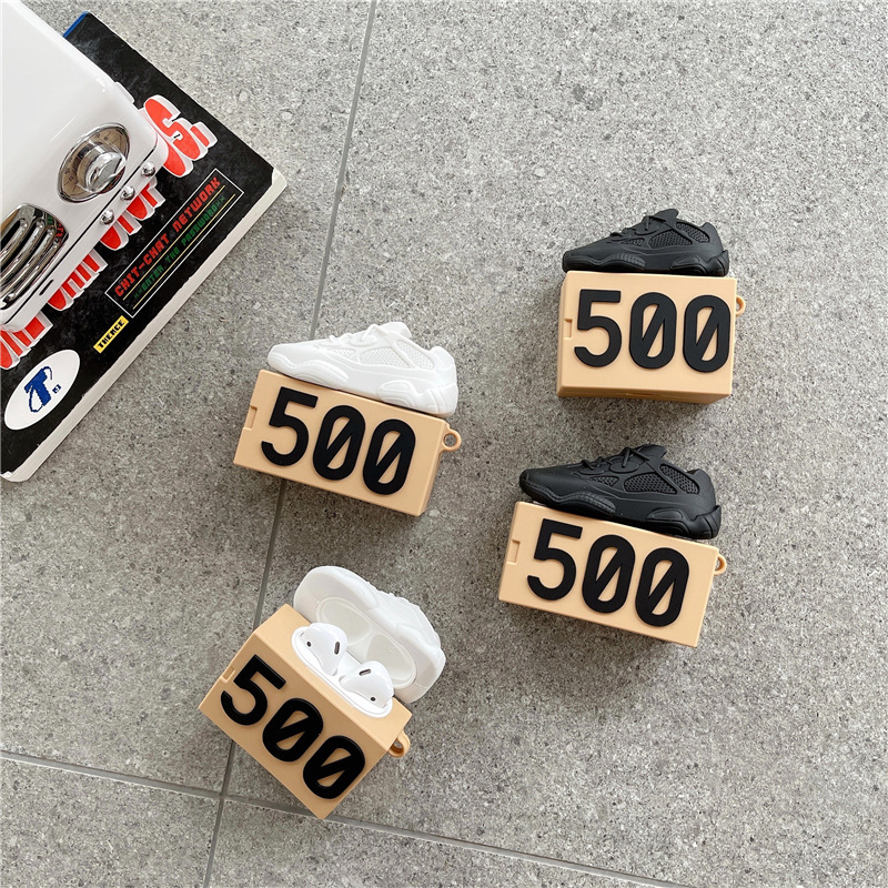 Vỏ Đựng Bảo Vệ Hộp Sạc Tai Nghe Airpods 1 / 2 Hình Giày Thể Thao Yeezy 500