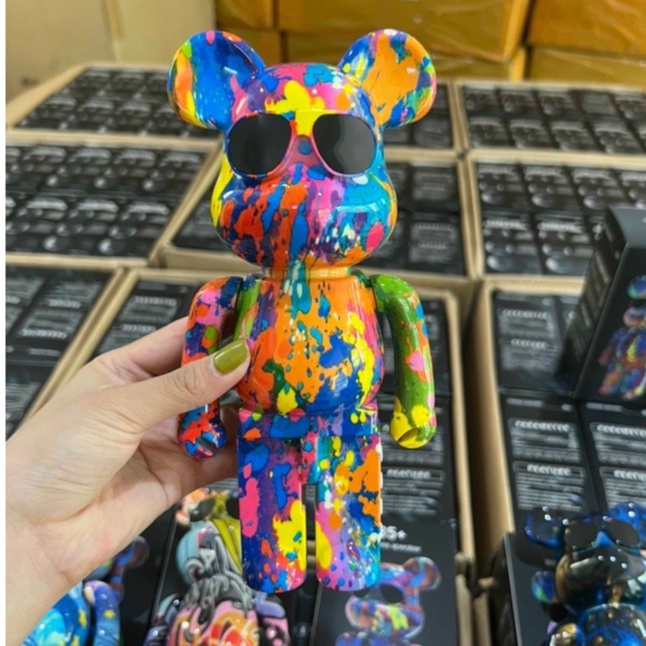 Loa Bluetooth Gấu Bearbrick Nghe Nhạc cực hay, Loa bluetooth Gấu Mini B5 Màu Sắc Mẫu 2022