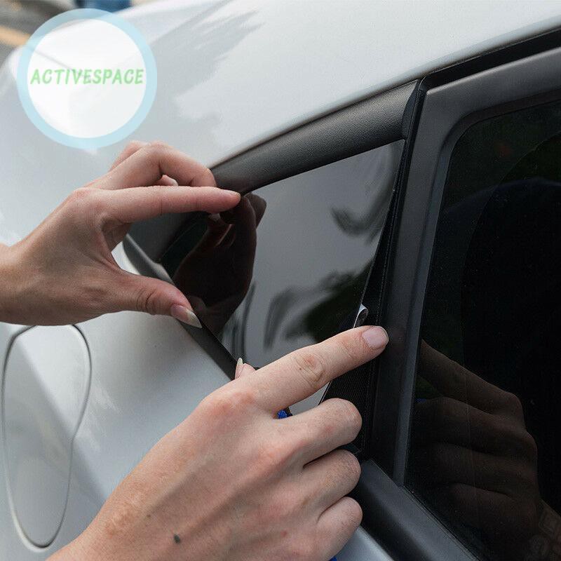 Bộ 10 miếng decal trang trí trục cửa sổ ngoài chống nước cho Mazda 3 Axela 2014-2017