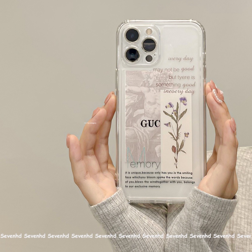 Ốp Điện Thoại Họa Tiết Đôi Mắt & Hoa Phong Cách Cổ Điển Cho iPhone 13 12 11 Pro Max SE2020 X XR Xs Max 7 8 6 6s Plus