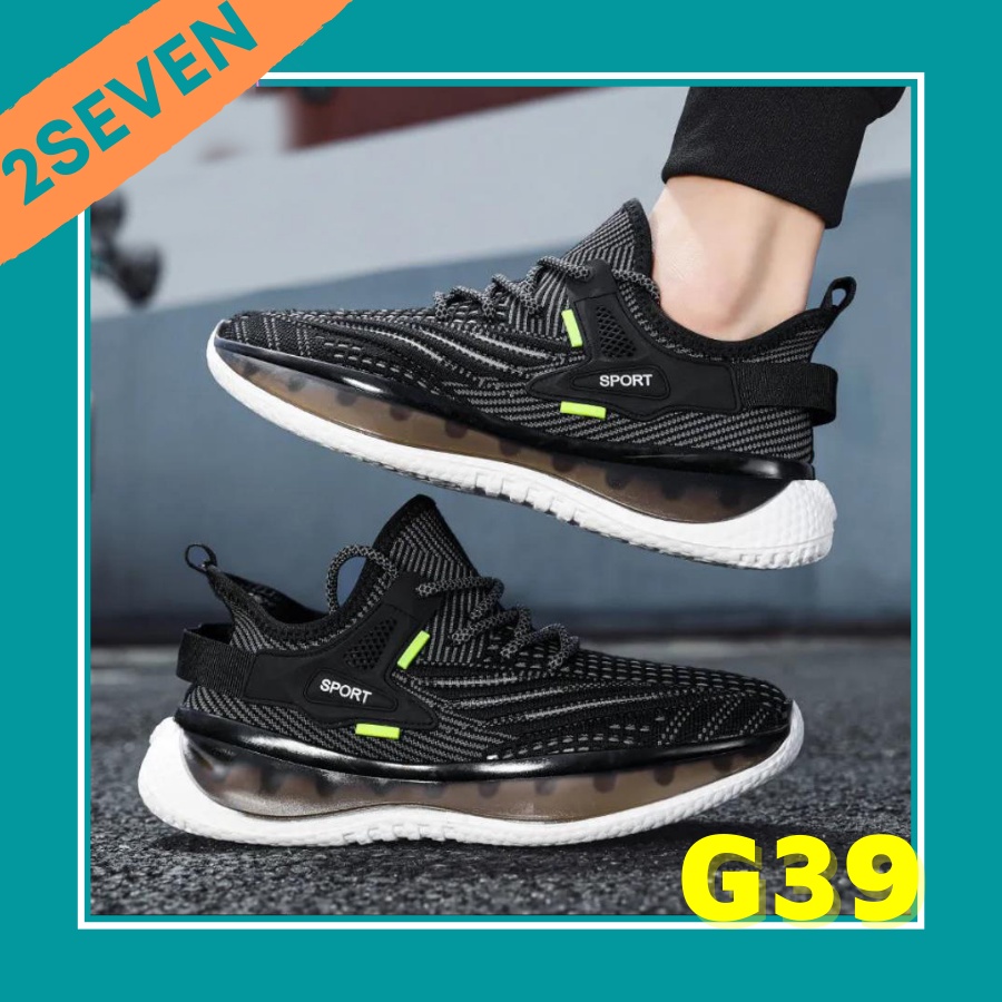 Giày Sneaker Nam Thể Thao ultra.boost cổ thấp basic nâng đế mềm phong cách Hàn Quốc - 2SEVEN - G39