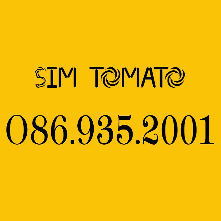 SIM NĂM SINH 2001: 086.935.2001