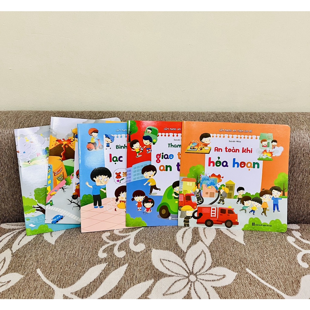 Sách Combo Cẩm nang an toàn cho bé bộ 6 cuốn có file nghe đọc