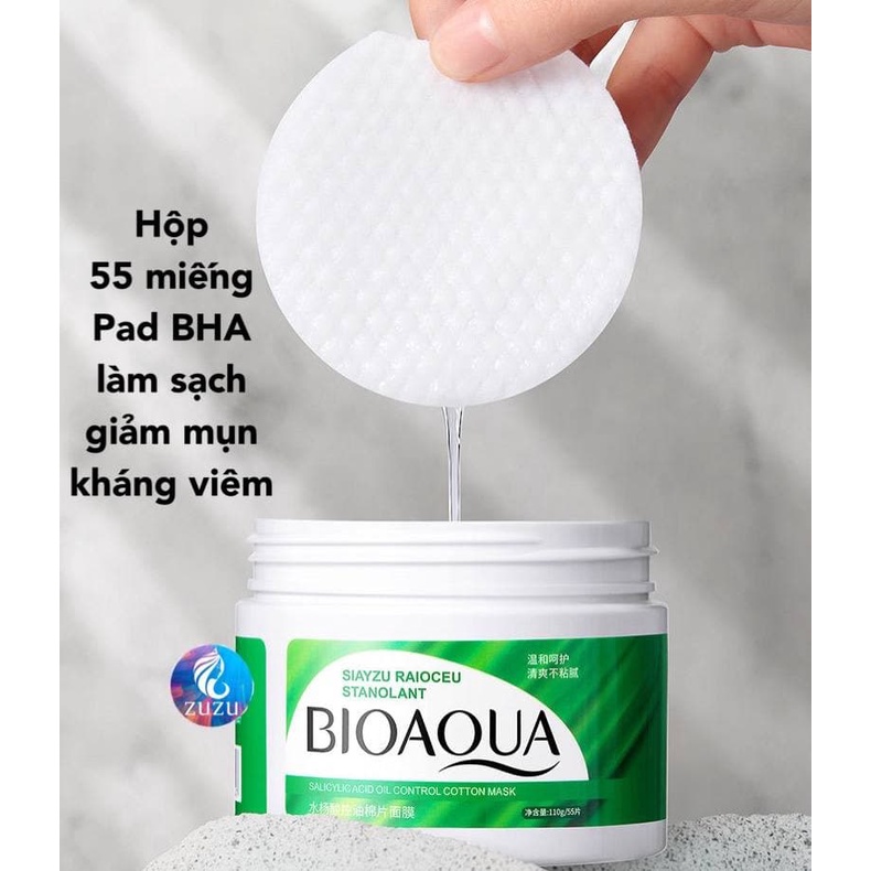 Bông Tẩy Tế Bào Chết Hoá Học Và Dưỡng Ẩm Da  hỗ trợ giảm mụn và làm sạch da tối đa