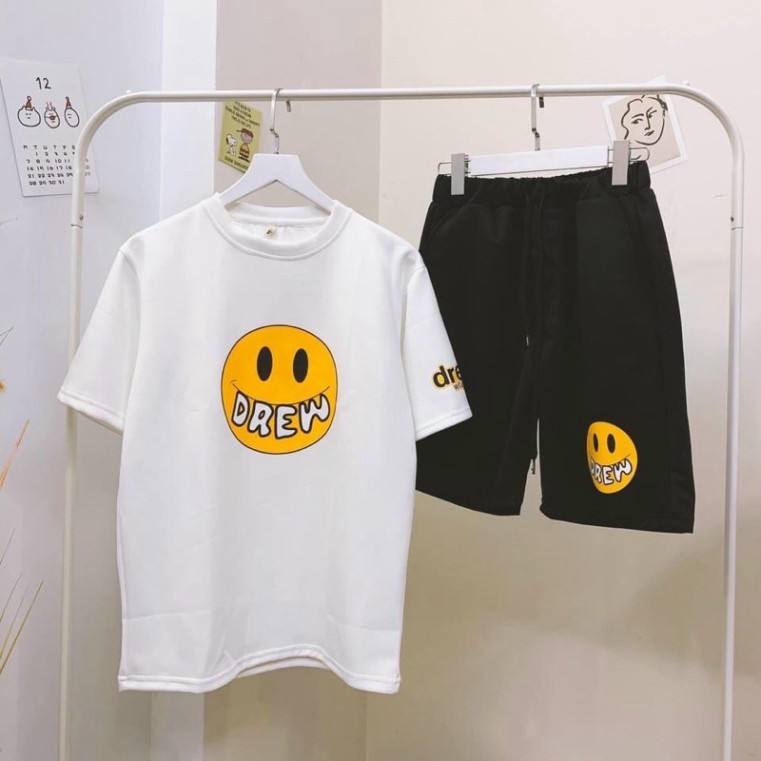 Bộ thể thao  mặt cười Drew Nam Nữ như Hình | BigBuy360 - bigbuy360.vn