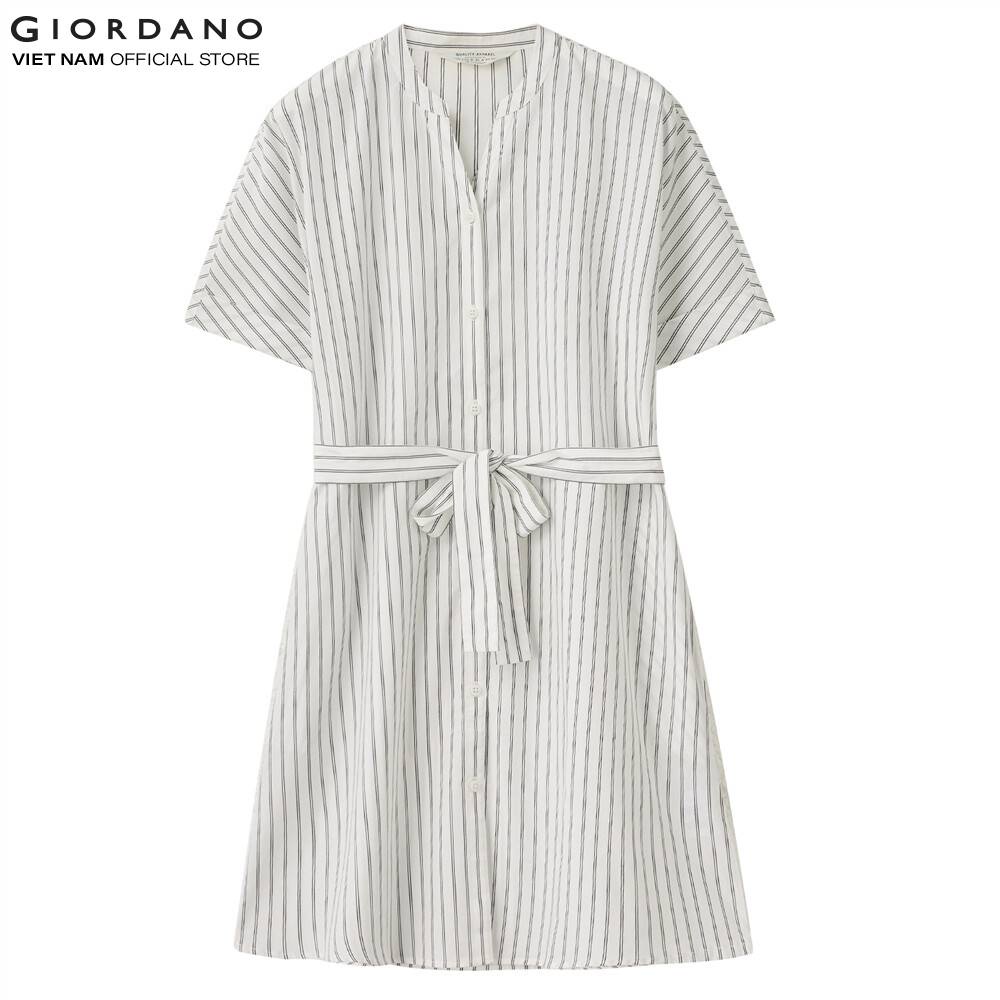 Đầm dài nữ thắt eo Giordano 05461202