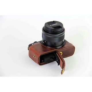 Ốp Da PU Mới Cho Máy Ảnh Canon EOS M10 EOS M100 EOS M200