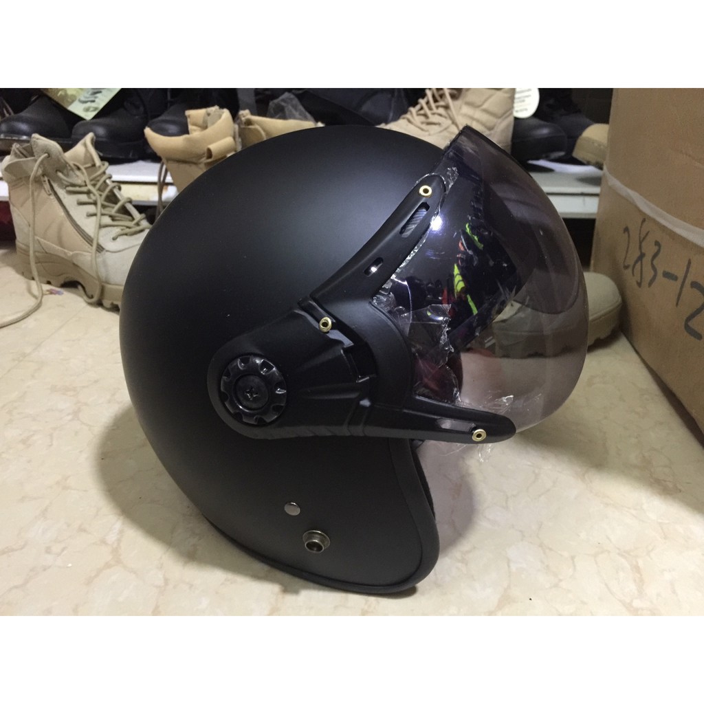 Nón bảo hiểm 3/4 có kính