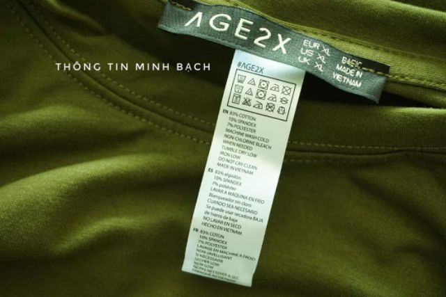Áo Thun Trơn Nam Nữ #AGE2X | BigBuy360 - bigbuy360.vn