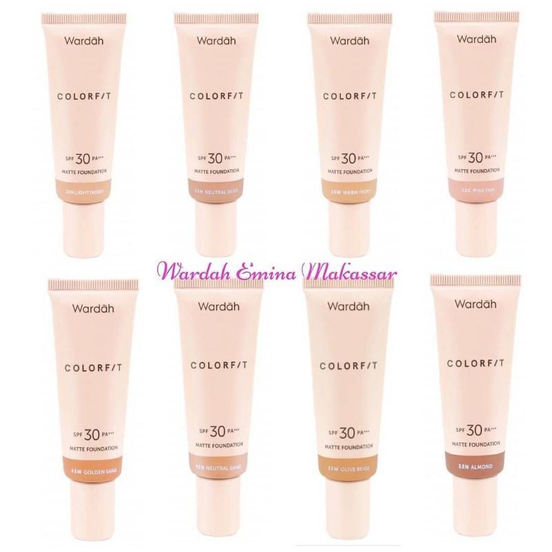 (hàng Mới Về) Kem Nền Lì Màu Wardah