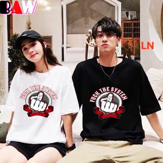 Áo thun nam, nữ FUCK phông unisex 2 màu đen và trắng chất liệu cotton Fullsize -45