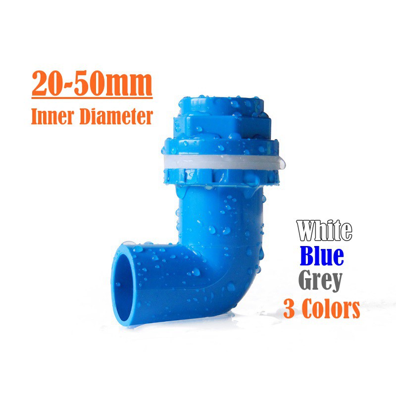 Đầu nối ống nước cho bể cá 3 màu 20mm - 50mm