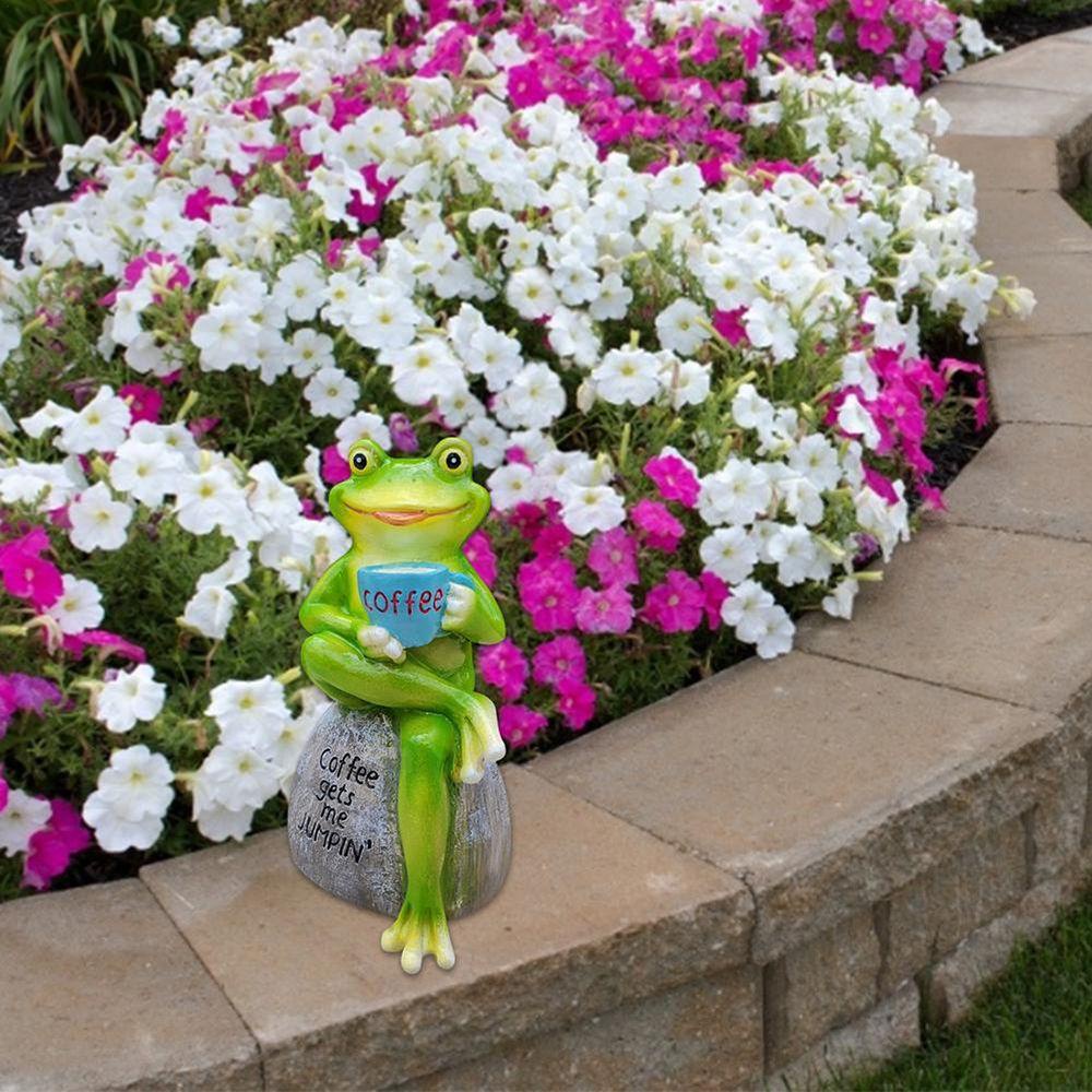 Mô Hình Chú Ếch SUYO Điêu Khắc Sáng Tạo Trang Trí Sân Vườn