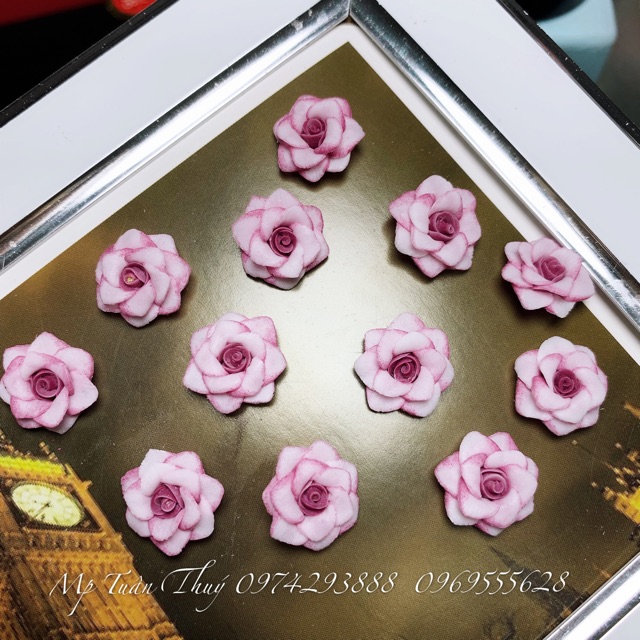 Hoa bột hoa hồng pháp