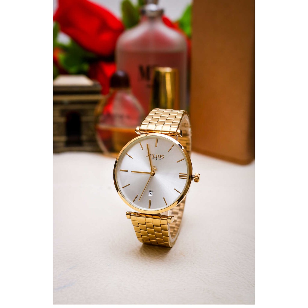 Đồng hồ nam Julius JA-1260 dây thép | Julius Official