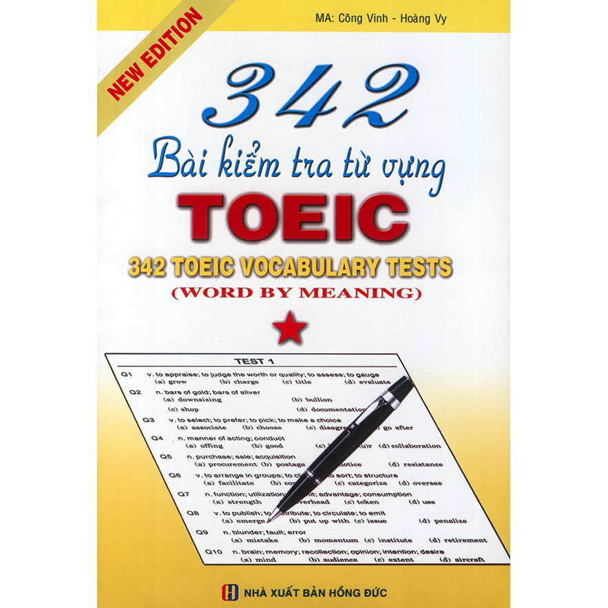 342 Bài Kiểm Tra Từ Vựng TOEIC