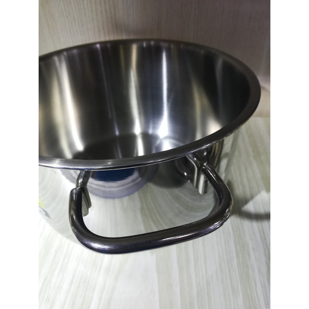 Nồi Inox 3 Đáy Zebra Thái Lan Extreme Infinity Nắp Phẳng  22cm