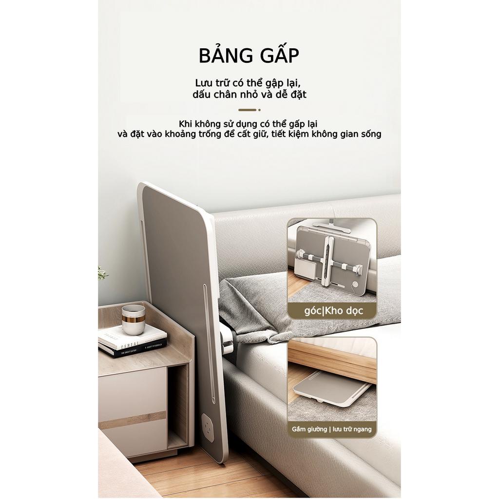 Bàn thông minh nâng hạ chiều cao khung nhôm chắc chắn, bàn làm việc học tập gấp gọn tiện lợi tiết kiệm không gian