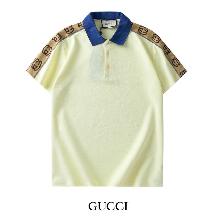 Gucci Áo Thun Polo Tay Ngắn Chất Liệu Cotton Cao Cấp Thời Trang Dành Cho Cả Nam Và Nữ | BigBuy360 - bigbuy360.vn