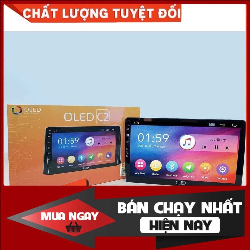 OLED C2 NEW phiên bản 2022 Màn hình Android ô tô 9 inch tích hợp hiển thị camera lùi camera hành trình camera 360 AHD