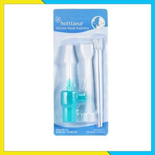 Hút mũi đầu mềm silicone SOFTTANA làm sạch thông thoáng khoang mũi và đường thở - an toàn cho bé