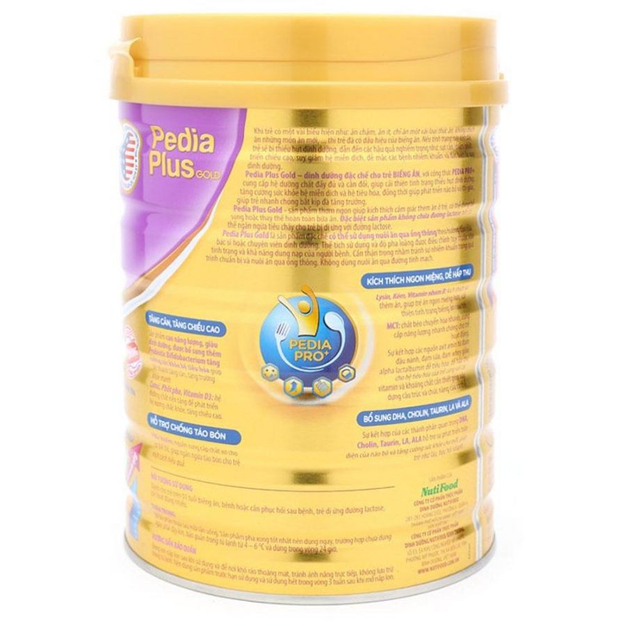 [DATE 2021]Sữa Pedia Plus Gold Nutifood 900g