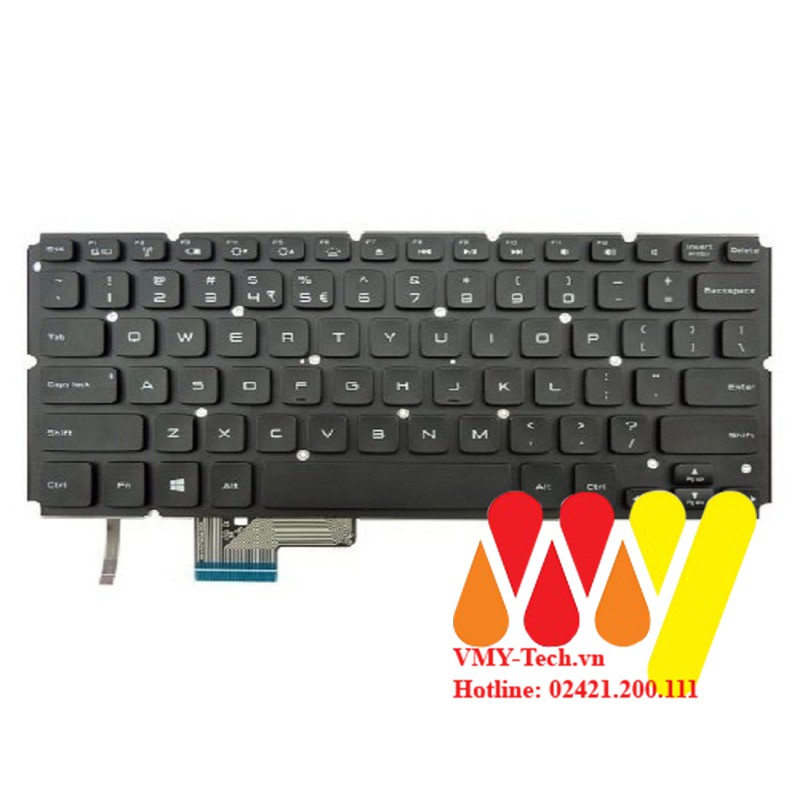 Bàn Phím Laptop Dell XPS 14Z 15Z L412Z L511Z L512Z L421X 15 L521X Đen cáp lệch NEW 100%
