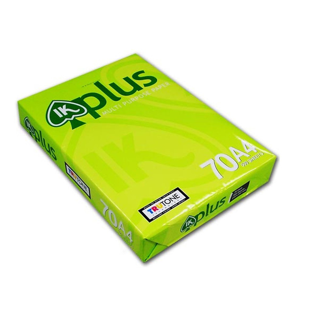 [[Ưu đãi theo dõi ]] Giấy IK Plus A4 70gsm