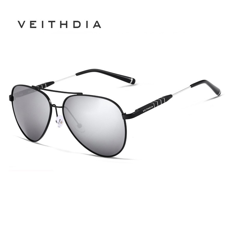 Kính mát VEITHDIA 6698 phong cách phi công thời trang dành cho nam và nữ