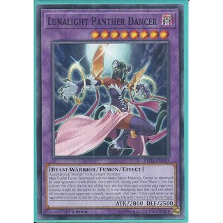 Lá bài thẻ bài Yugioh LED4 -EN053 Lunalight Panther Dancer