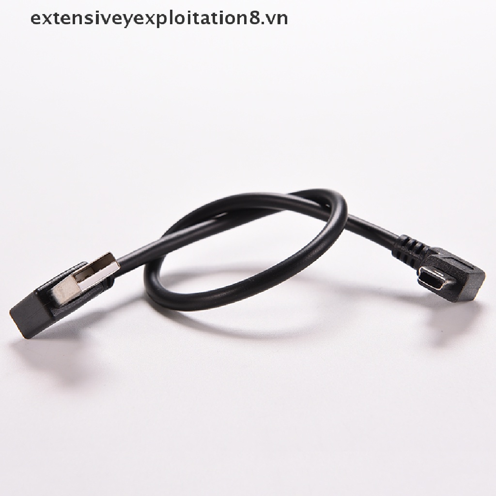 Cáp Chuyển Đổi USB 2.0 A Right Male Sang Mini B 5P Right Angle Male
