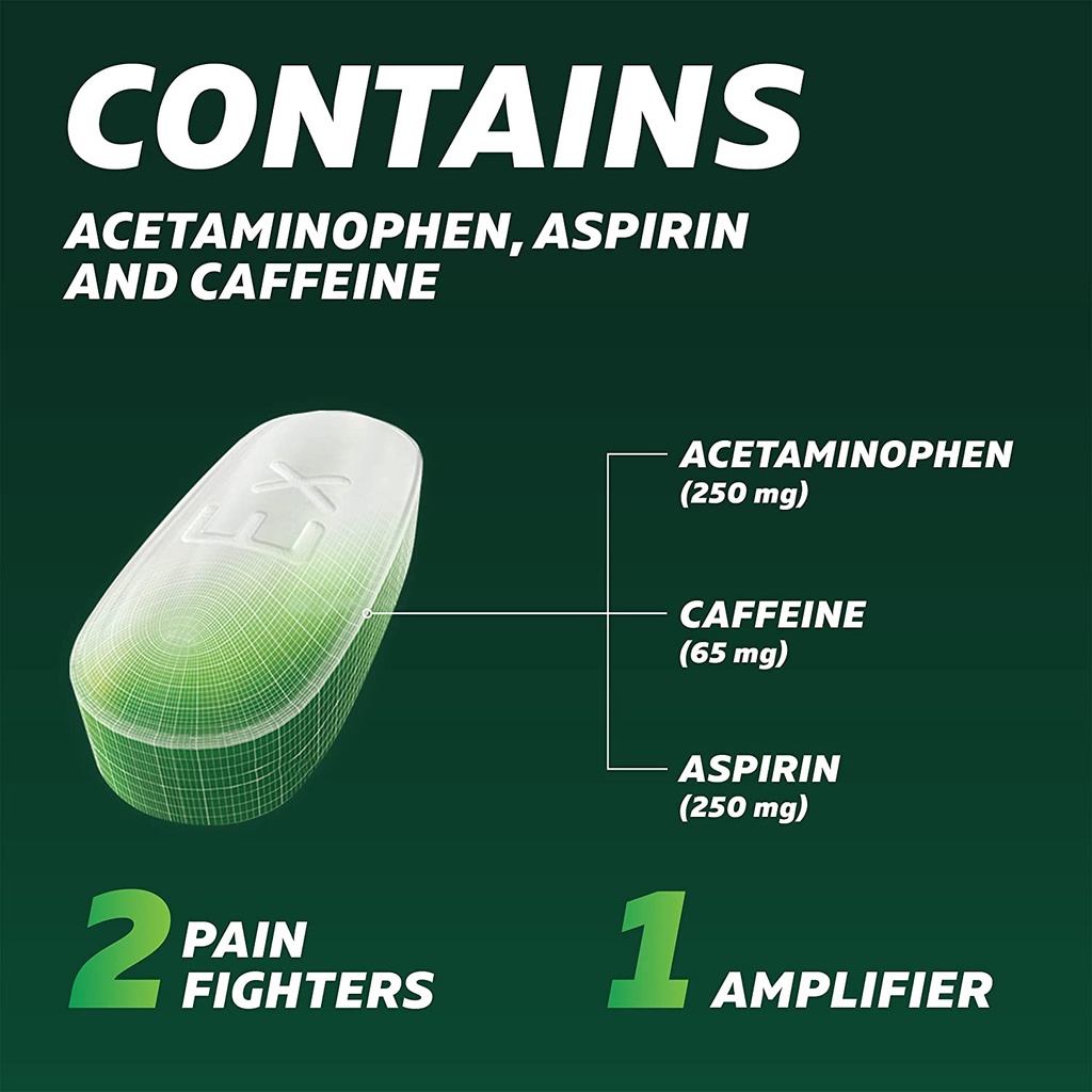 HŨ Excedrin Extra Strength SET TÁCH LẺ 25 VIÊN