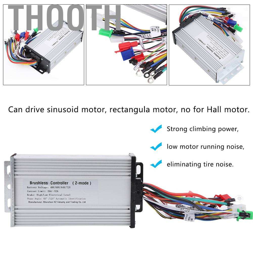 Thooth Electric Scooter Motor Controller 12Tube Metal Stable