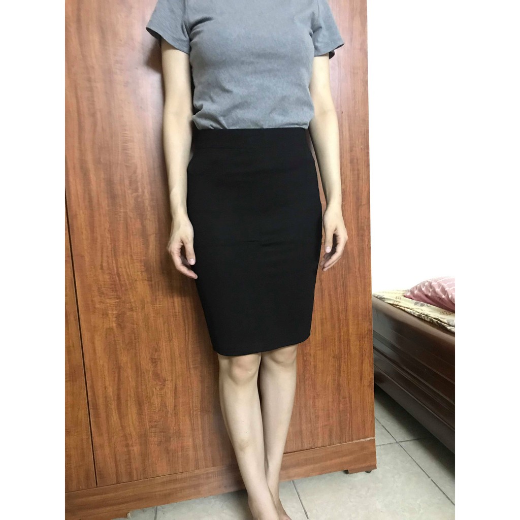 Chân váy bút chì công sở chất Umi Hàn loại 1. | BigBuy360 - bigbuy360.vn