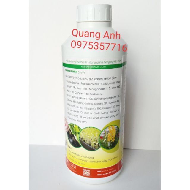 DUNG DỊCH TRỒNG CÂY THUỶ CANH,THUỶ SINH BIO-LIFE