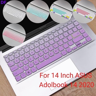 Bàn Phím Silicon Bảo Vệ Cho Asus E410MA Vivobook K413 E410 Adolbook 14 2020 Bao Dán Laptop Phụ Kiện Miếng Lót Da Phim