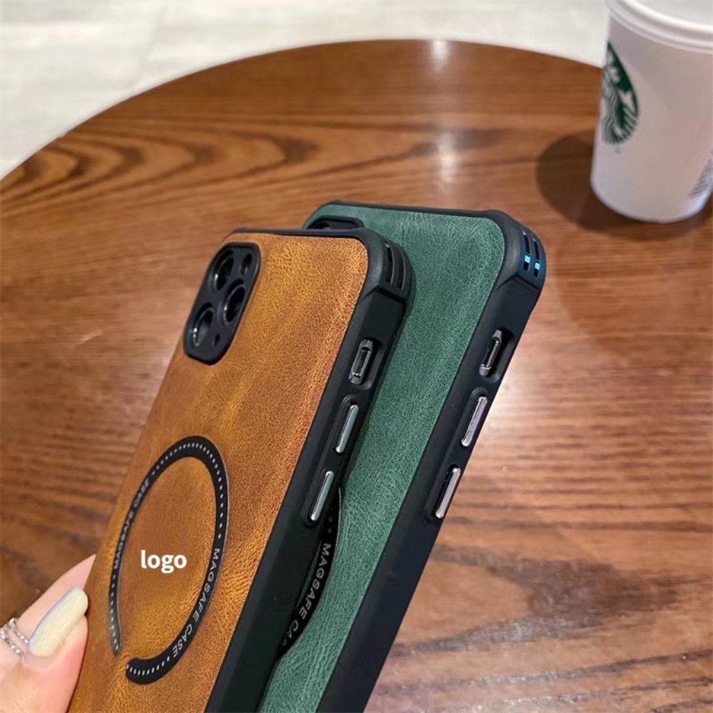 Magnética ốp điện thoại iphone 14 pro max plus ốp iphone 13 11 12 14 promax Bao Da Điện Thoại Chống Sốc Sang Trọng Cho ốp lưng iphone 14 pmchống sốc