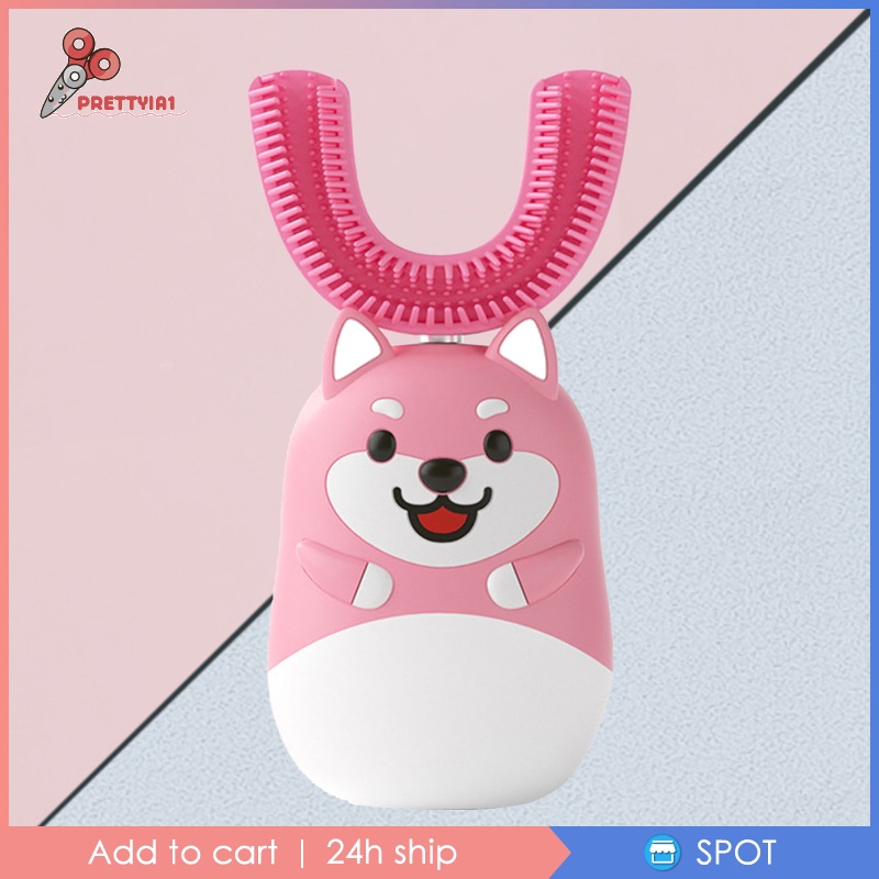 Bàn Chải Đánh Răng Điện Hình Chữ U Prettyia1 Cho Bé