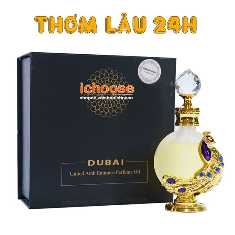 Tinh dầu nước hoa dubai con công phượng hoàng, hương thơm ngọt ngào quyến rũ, lưu hương cực lâu - Nước hoa nữ thơm lâu