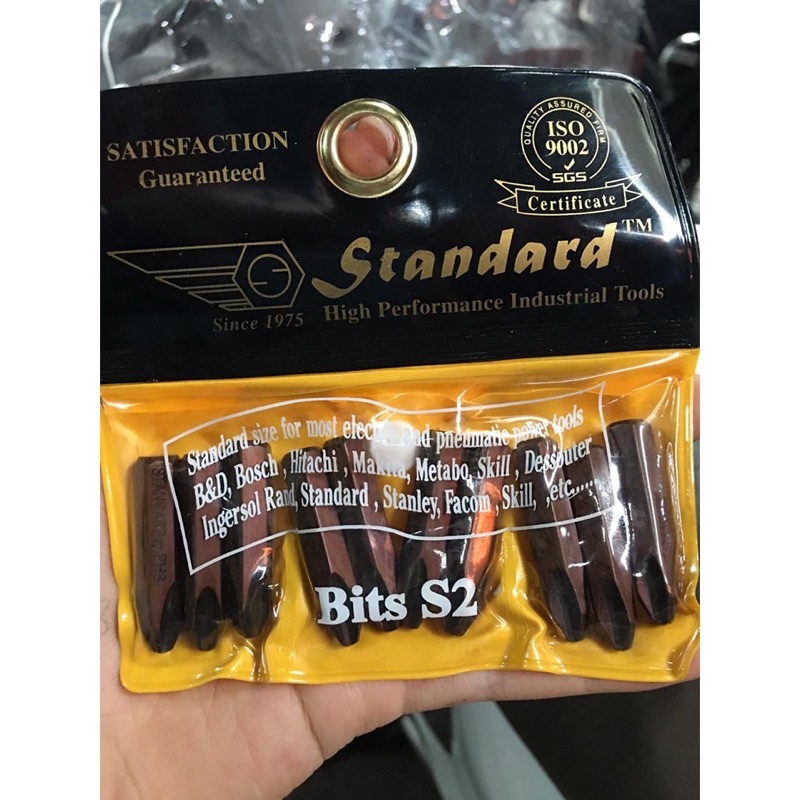 Mũi vít đóng nâu ngắn đầu tù STANDARD 8mm