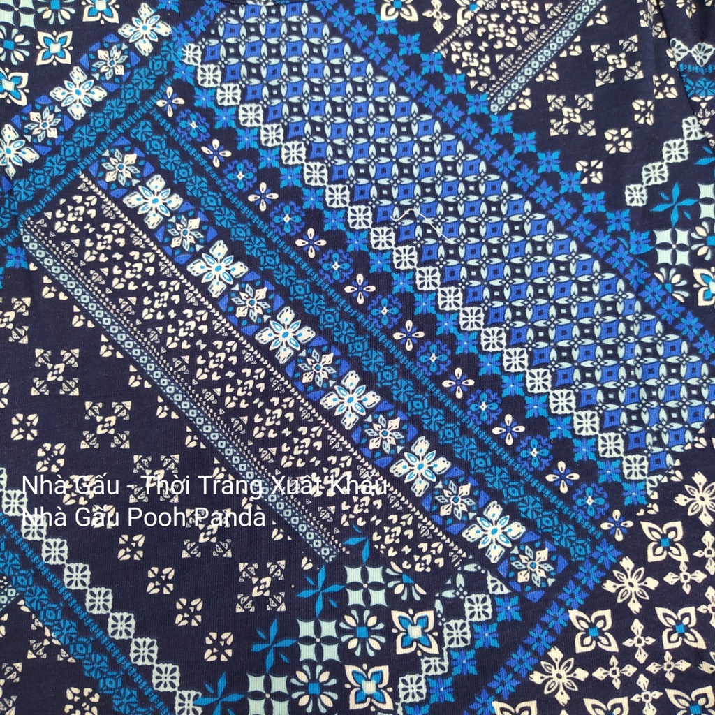 Đầm retro xanh dương size đại 5-16 tuổi