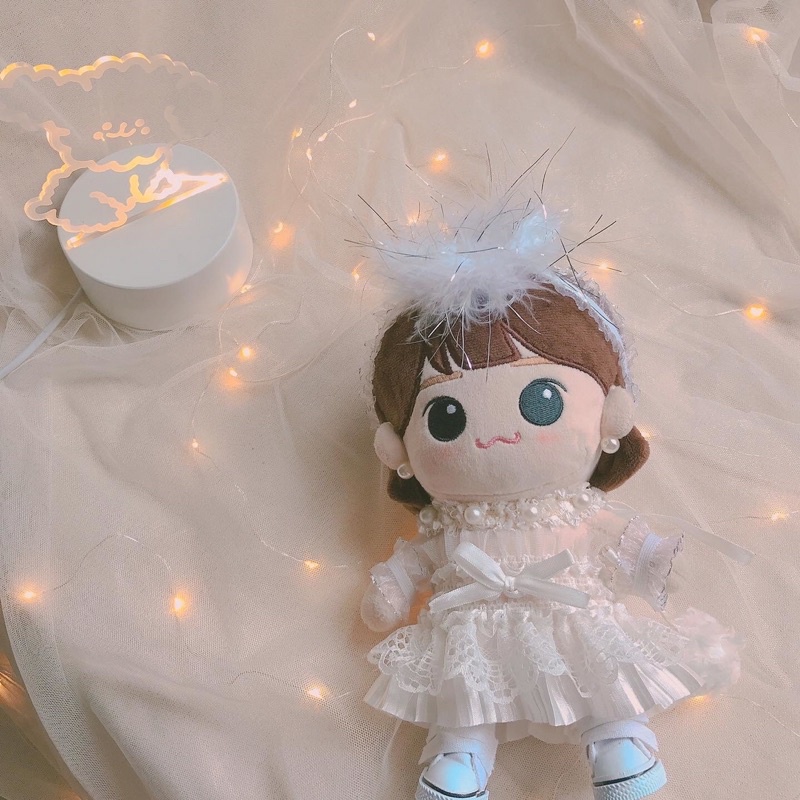 Set đầm SNOW cho doll 15-20cm