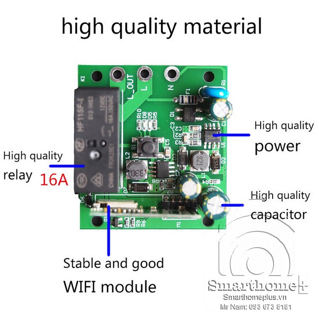 Ổ Cắm Wifi Điều Khiển Từ Xa 16A Sonoff SHP-S23