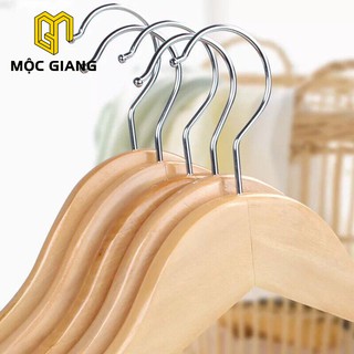 Móc Gỗ Treo Quần Áo Combo 5 Cái
