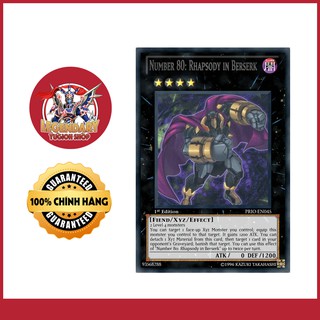 [EN-JP][Thẻ Bài Yugioh Chính Hãng] Number 80: Rhapsody in Berserk
